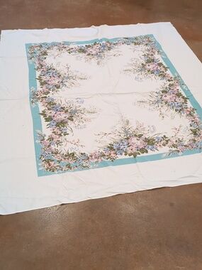 Vintage Cotton Tablecloth